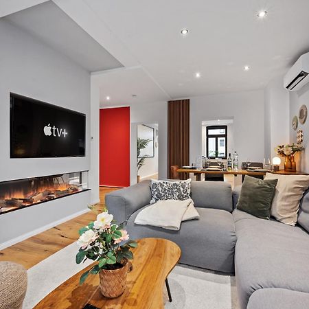 Edler Wohnraum Schlossteich-Suite 3 Sz Mit Zwei Balkonen, Kaffeevollautomat, Kamin, Klima, Lift & Zwei Parkplaetzen Chemnitz Bagian luar foto