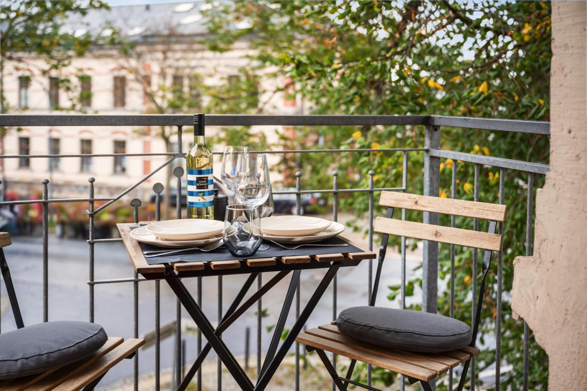 Edler Wohnraum Schlossteich-Suite 3 Sz Mit Zwei Balkonen, Kaffeevollautomat, Kamin, Klima, Lift & Zwei Parkplaetzen Chemnitz Bagian luar foto
