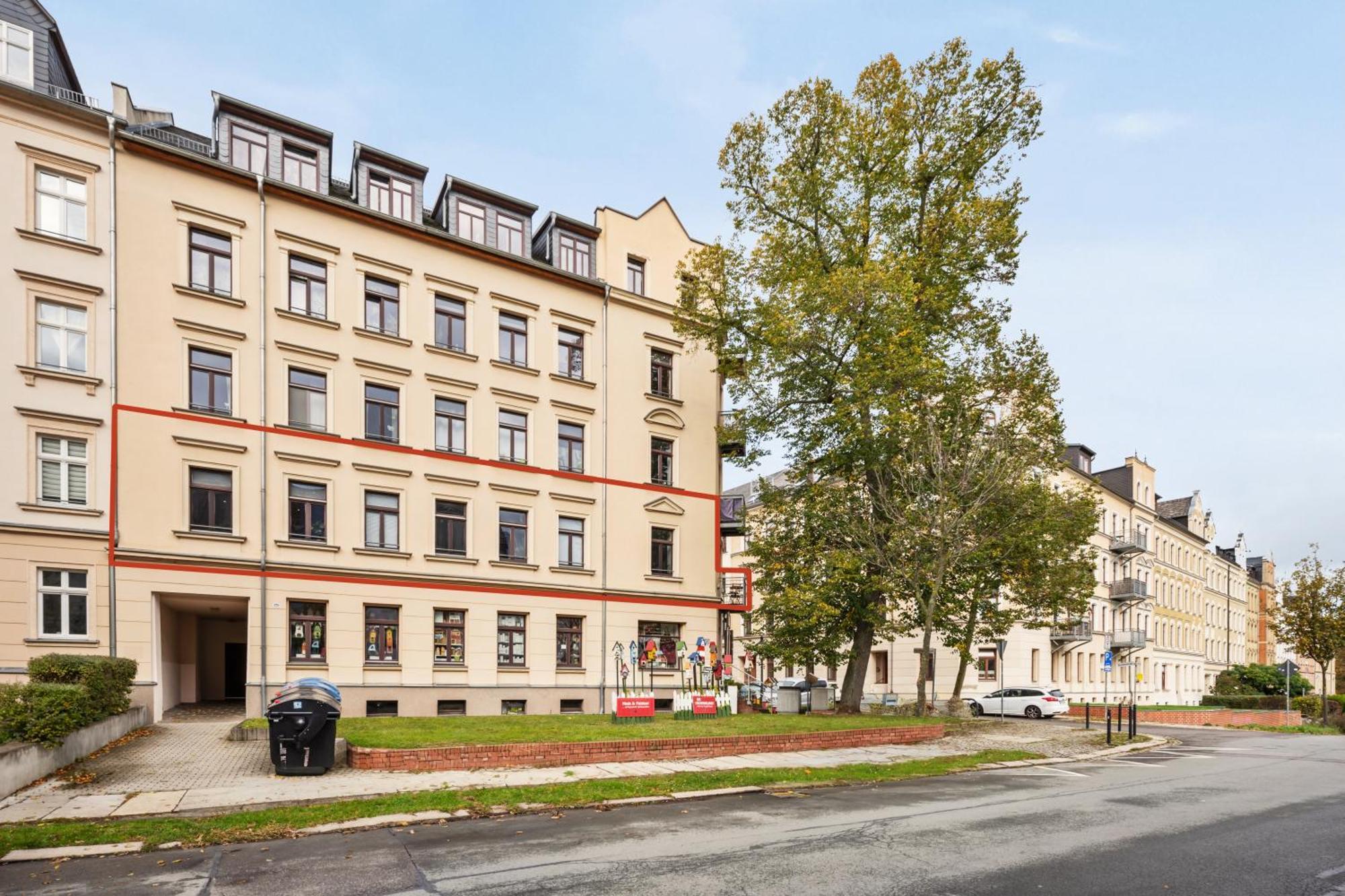 Edler Wohnraum Schlossteich-Suite 3 Sz Mit Zwei Balkonen, Kaffeevollautomat, Kamin, Klima, Lift & Zwei Parkplaetzen Chemnitz Bagian luar foto