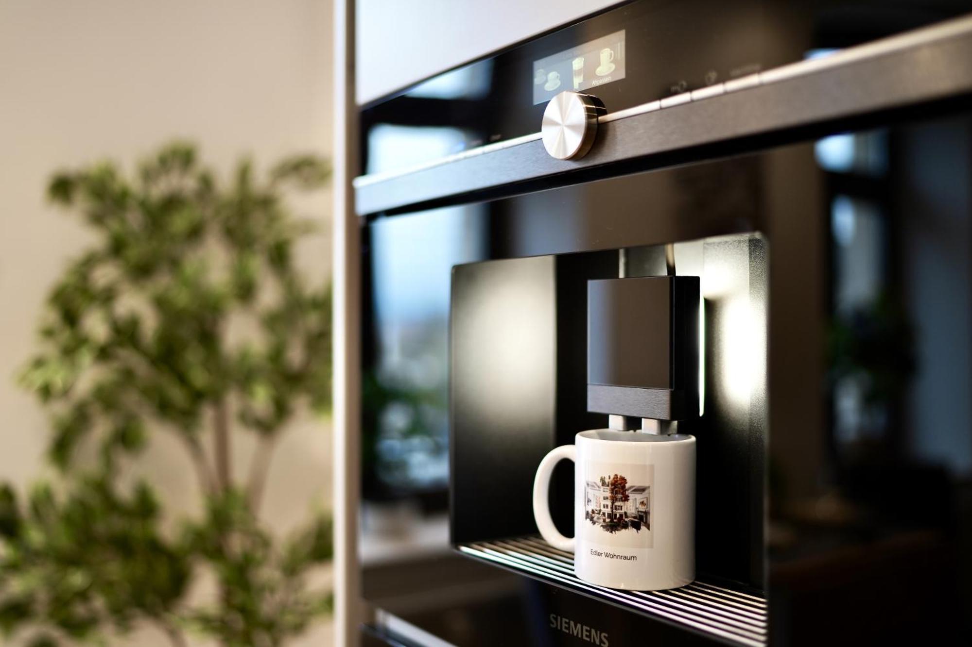 Edler Wohnraum Schlossteich-Suite 3 Sz Mit Zwei Balkonen, Kaffeevollautomat, Kamin, Klima, Lift & Zwei Parkplaetzen Chemnitz Bagian luar foto